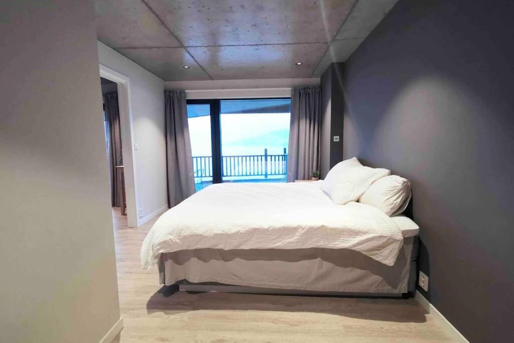 Panoramaresort In Hardangerfjorden Leilighet I Sjokanten Ved Hardangerfjorden For 7 Personer Boat , Sauna,Kajak, Sup For Rent 厄于斯特瑟 外观 照片