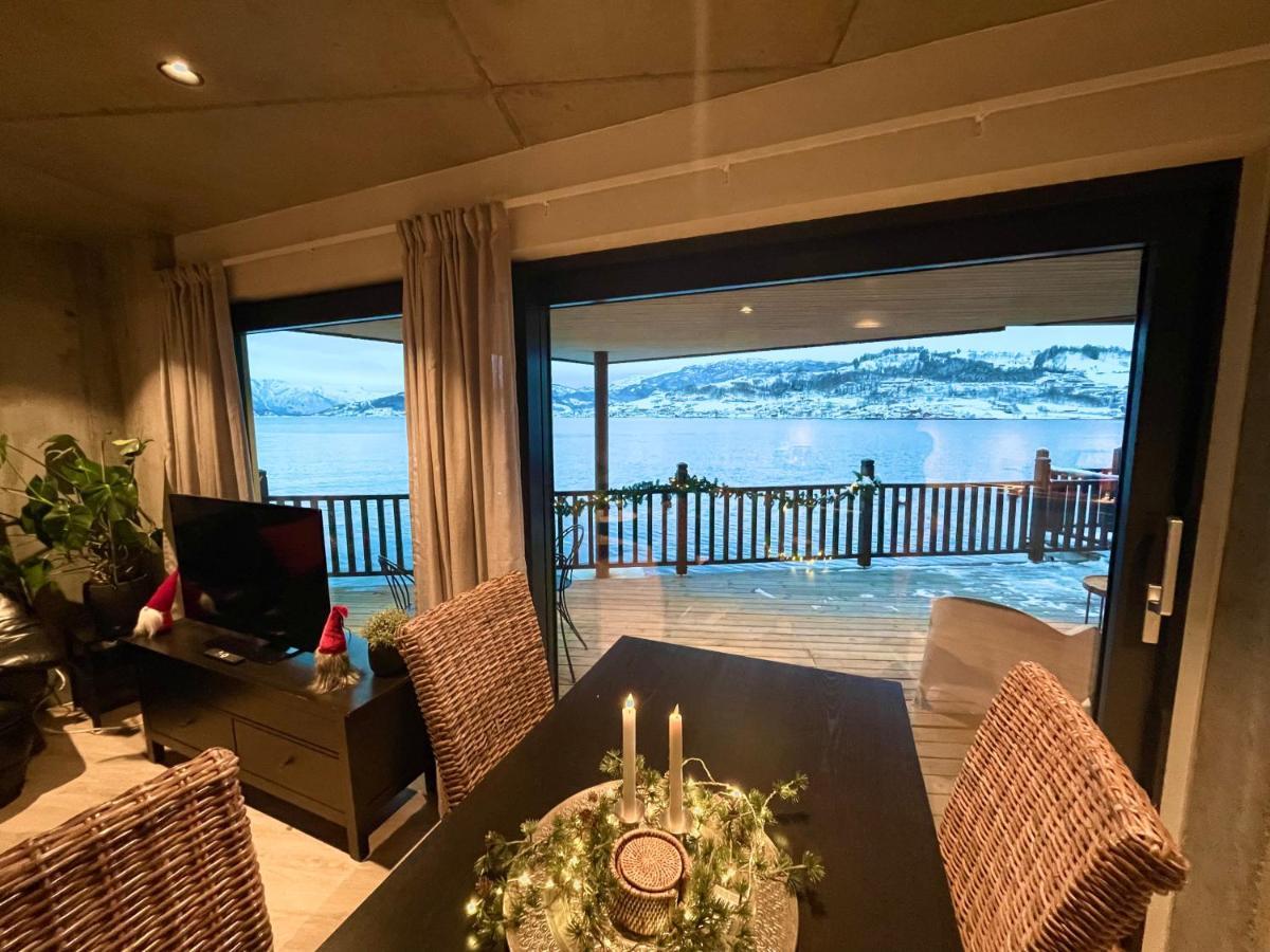 Panoramaresort In Hardangerfjorden Leilighet I Sjokanten Ved Hardangerfjorden For 7 Personer Boat , Sauna,Kajak, Sup For Rent 厄于斯特瑟 外观 照片